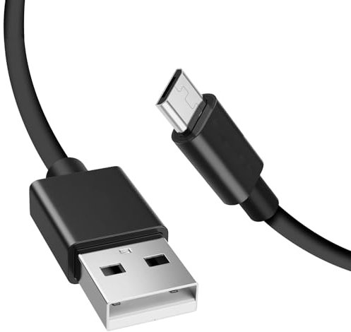 13 ft Charger Cord for Ring Indoor Cam (2nd Gen), Blink Mini, Wyze Cam V3 Secruity Camera, Micro USB Cable Power Extension Charging, Black