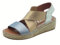 Viguera 2189 Corcega Sandali per Donna in Tessuto Elasticizzato con Zeppa Cassa in Corda (Taglia 38)