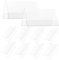 SOPOTUTU Porte-Étiquette Nominative -Shape 10 Pcs 12X6 CM Double Face pour Bureau Événements et Sociaux