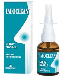 FARMA-DERMA Ialoclean Spray Nasale 30ml a Base di Acido Ialuronico | Idratante, Lubrificante, Emolliente e Protettivo | Coadiuvante degli Stati Irritativi e Infiammatori Mucosa Nasale
