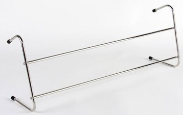 Delfinware Stainless Steel Radiator Rail – Premium Hanging Radiator Airer for Drying Clothes and Towels, Rust-Resistant, Made in the UK (Large Length 53.3cm)