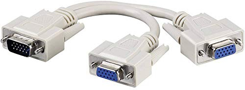 Goobay SVGA Adapter (SVGA-Stecker auf 2x SVGA-Buchse II)