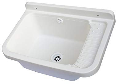 LAVABO LAVANDINO RESINA ANTIURTO ESTERNO LAVATOIO BAGNO nuovo casa FRA 416135