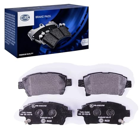 HELLA 8DB 355 010-901 Bremsbeläge - mit akustischer Verschleißwarnung | Kompatibel mit: TOYOTA ALLION I, MR2 III, PRIUS Liftback