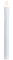 2er-Set LED Stab-Kerze Presse von Star Trading, LED-Kerze, Kerzenlicht warmweiß für Kerzenleuchter, batteriebetriebene Weihnachtsdeko aus Kunststoff in Weiß, Höhe: 25 cm