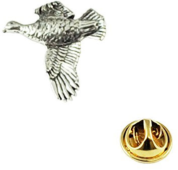 Anstecknadel, Motiv: Huhn, englisches Zinn