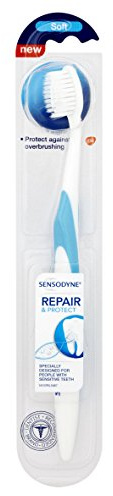 Sensodyne Repair & Protect Sensitive Toothbrush Soft Bristles | Soft bristles, For sensitive teeth and gums, Helps protect against overbrushing, Gentle daily cleaning