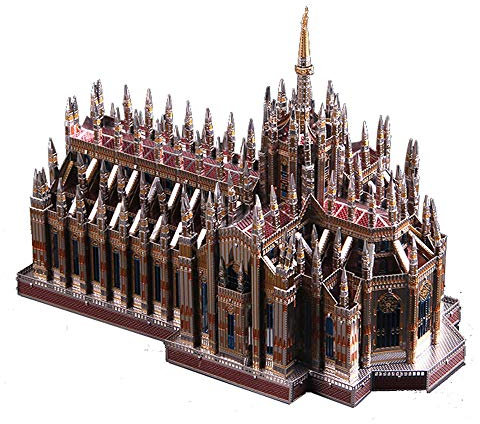 Microworld 3D Metall Puzzle Mailand Dom Architektur Montieren Modellbausätze J045 DIY 3D Laser Cut Assemble Jigsaw Toy