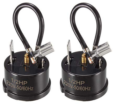 Sourcingmap 2 Pcs Refrigerator Thermal Overload Protector 1/2HP 375W Compressor Replacement Part