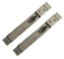 x2 Number Plate Clips, Quick Release, UK, Square, Trailer, Horsebox, Caravan,