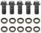 hohlschraube m10x1,hohlschraube,5 Stück Brems-Hohlschraube, Motorrad Hohlschrauben & Unterlegscheiben Dichtungs Unterlegscheibensatz für Bremssattel-Hauptbremszylinder M10 x1,25/M10 * 1,0 mm(M10×1.25m