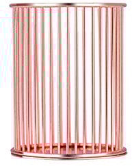Metal Pencil Holders Pen Pot Organizers Makeup Brushes Holder,Brush Pot Pen Holder Stationery Storage Pen Container Desk Decoration,for Multifunctional Office,Organiser Desk Tidy Pen Pot Rose Gold