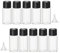 Hyber&Cara Lot de 10 Flacon transparent 10 ml fiole en verre mini bouteilles d'échantillons avec 2 mini entonnoir