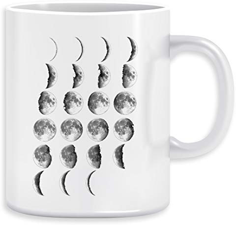 Mond Phasen Kaffeebecher Becher Tassen Ceramic Mug Cup