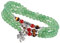 KYEYGWO Grüner Aventurin Kleeblatt Kristall Perlen Armband für Unisex, Buddhistischer Halsketten Chakra Armbänder Edelstein Wickelarmband Glücksbringer Perlenketten Segen Schmuck
