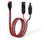 ELFCULB Solar auf Anderson Kabel 10AWG Solarladekabel 45A Anderson Stecker für Powerstation Solarpanel Solargenerator(0.6M)