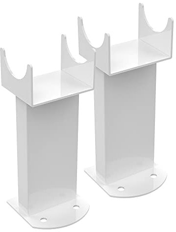NRG Floor Mounting Radiator Leg Kit for Flat Panel Radiators White