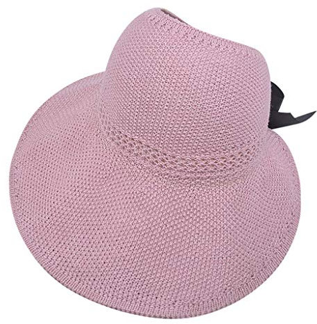 Orbgons Beach Cap Floppy Women Hat Cycling Hat Verstellbare Damen Sommer Sonnencreme Baseball Caps Cap Bemalen Kinder (Pink, One Size)