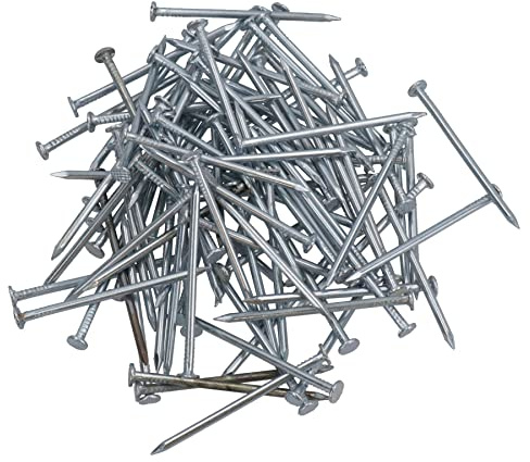 45mm / 1.75” Flat Headed Multi Purpose Nails Fasteners Fixings Carpentry 130pc