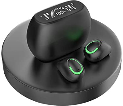 Xmenha Unsichtbare Kopfhörer kabellos Bluetooth In Ear Ohrhörer versteckte winzige Wireless Headphones klein mini Kopfhörer Schlafen für die Arbeit Noise Cancelling Sleep Hörer für Seitenschläfer