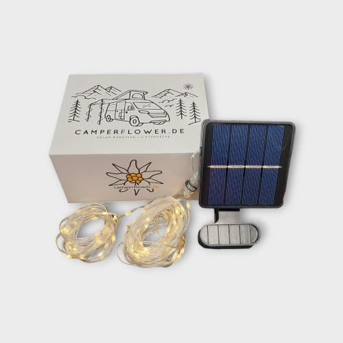 camperflower Solar Markisen Lichterkette für Camper