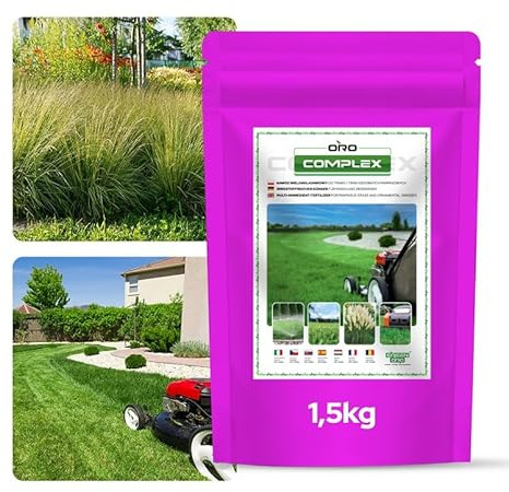 GREEN ORO ORO COMPLEX 1,5KG Hochwirksamer Spezialdünger für Rasenpflege und Moosbekämpfung