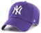 '47 New York Yankees MLB Clean Up Lila Verstellbare Cap One-Size
