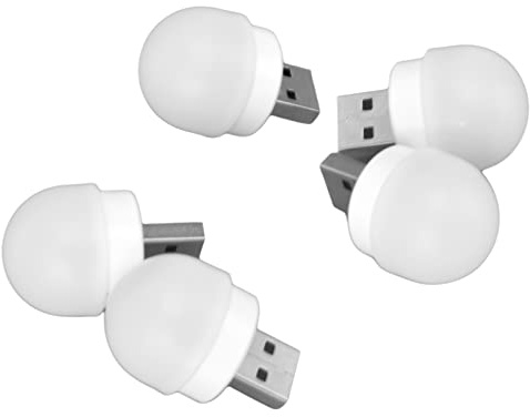 USB-Nachtlichter, Energiesparend, Augenschutz, Mini-LED-Glühbirne, Vielseitig Einsetzbar, Bequem zu Bedienen, Einfach und Elegant, Geeignet für Schlafzimmer, Badezimmer, (Weiöes