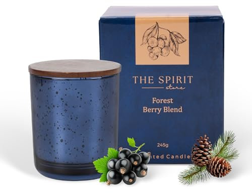 The Spirit Store Weihnachts-Duftkerze Winter | Geschenk für Frauen Freundin zum Geburtstag | Wellness-Geschenk Natürlich Soja Groß