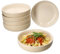 Ritzenhoff & Breker Jasper Lot de 6 assiettes creuses vanille I 610 ml, Ø 19 cm I Assiettes en faïence pour 6 personnes I Assiettes creuses pour salade, soupe, pâtes, etc. I Vaisselle pour petit