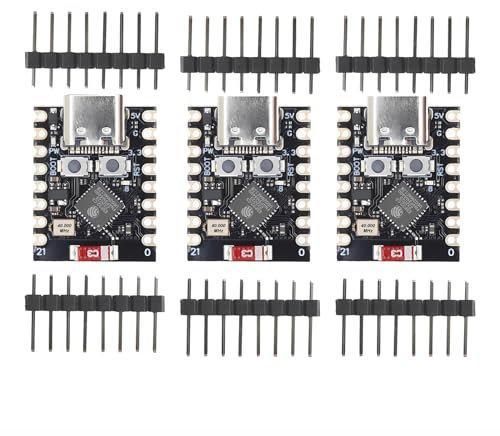 iHaospace 3X ESP32-C3 Supermini Entwicklungboard ESP32 C3 Super Mini ESP32-C3FN4 Bulit-in 4MB Flash Kompatibel mit Arduino
