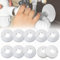 10Pcs Tapa De Tubo De Radiador Blanco Anillo De Plástico Cubierta Tapón Fundas Decorativas de Tubería para De Calefacción Tapones para Tuberías de Calefacción, Tuberías de Agua Fría y Caliente