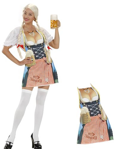 Husalsea Delantal Oktoberfest - Gracioso y Sexy para Hombre, Ideal para Barbacoa, Cocina y Eventos - Divertido, Ajustado e Impermeable (Style-359)
