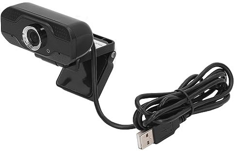 Acouto Caméra D'ordinateur HD, Webcam 1080P 30 IPS avec Microphone, Caméra Web USB Grand Angle pour Appels Vidéo, Enregistrement, Conférence, Jeux