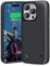 BAHOND Battery Case for iPhone 16 Pro, 5000mAh Rechargeable Extended Battery Charging/Charger Case, Add 100% Extra Juice (6.3 inch) Black