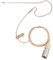 Replacement Earset Headworn Microphone for Audio-Technica ATW-T51 Transmitter Wireless Belt Pack, Condenser, Omnidirectional, 4-Pin Hirose (HRS) Female Connector, Tan