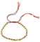 XFUYI Bracelet de Perle de cuivre tibétain Fait à la Main de Mode Bracelets de Corde de Coton tressé Bracelet de Corde de Chance Bijoux pour Hommes Femmes