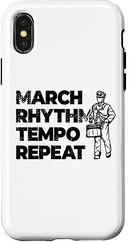 Custodia per iPhone X/XS Citazione motivazionale sulla batteria Appassionato batteria