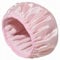 Bath Hair Cap,Shower Cap Terry Cloth Lined Eva Exterior Reusable Triple Layer Waterproof Extra Large Bath Hair Cap for Women