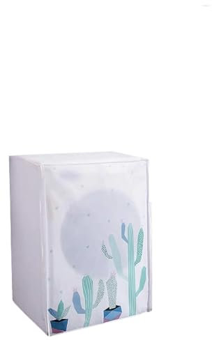HUWOYG Tapa De Lavadora Cubierta for Lavadora de 3 uds., Cubierta for Lavadora con luz Solar, Protector Frontal for Muebles for Exteriores para Lavadora