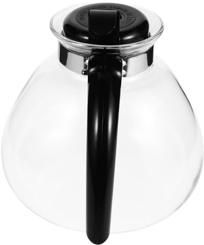 CHICAMPERA Glass Percolator Coffee Pot with Heat-Resistant Handle for Stove Top Brewing Elegant Design for Coffee and Tea Construction for Home and Commercial Use