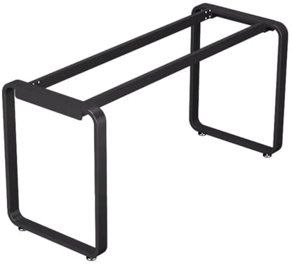Pieds de table en métal – Pieds de meubles réglables à haute capacité de charge pour ordinateur, salle à manger et tables basses avec coussinets de pieds – Design moderne