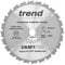 Trend Wood Mitre Saw Blade, 305mm Diameter, 30mm Bore, 24 Teeth, 3mm Kerf, -5° Hook, TCT, Coarse Finish, CSB/CC30524