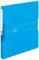 Herlitz 11205721 Ringbuch A4, PP, 2 Ring Kombi Mechanik, Transparent Blau, 2,7 cm Rücken, 16 mm Füllhöhe