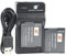 DSTE DMW-BCM13E Li-ION Batterie (2-Pack) et Chargeur USB Costume pour Panasonic Lumix DMC-FT5 DMC-TS5 DMC-TZ37 DMC-TZ40 DMC-TZ41 DMC-ZS27 DMC-ZS30
