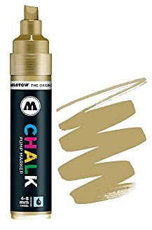 Kreidemarker CHALK Marker 4-8mm metallic gold Chisel Spitze