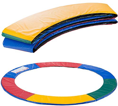 Arebos Trampolin Randabdeckung Federschutz Ø 244 cm | Trampolin Randschutz | Trampolinzubehör aus PVC und PE | Reißfest | Federabdeckung 100% UV-beständig & wasserabweisend | Bunt