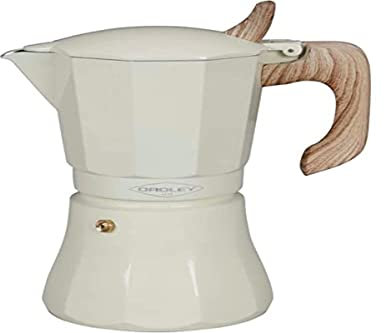 Oroley CAFETERA 9 TAZAS. PETRA CREMA Silver