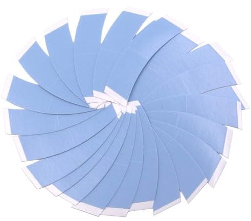 Kalolary 36PCS Lace Front Tape Support For Wigs Water-Proof Strong Shape C Curve Tape For Lace Wigs Toupee and Hairpiece Hair Extensions Tape Adhesive Glue Strips Wig Tape Double Sided