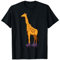 Rollschuhe Giraffe T-Shirt Rollschuhe Skater Mädchen T-Shirt